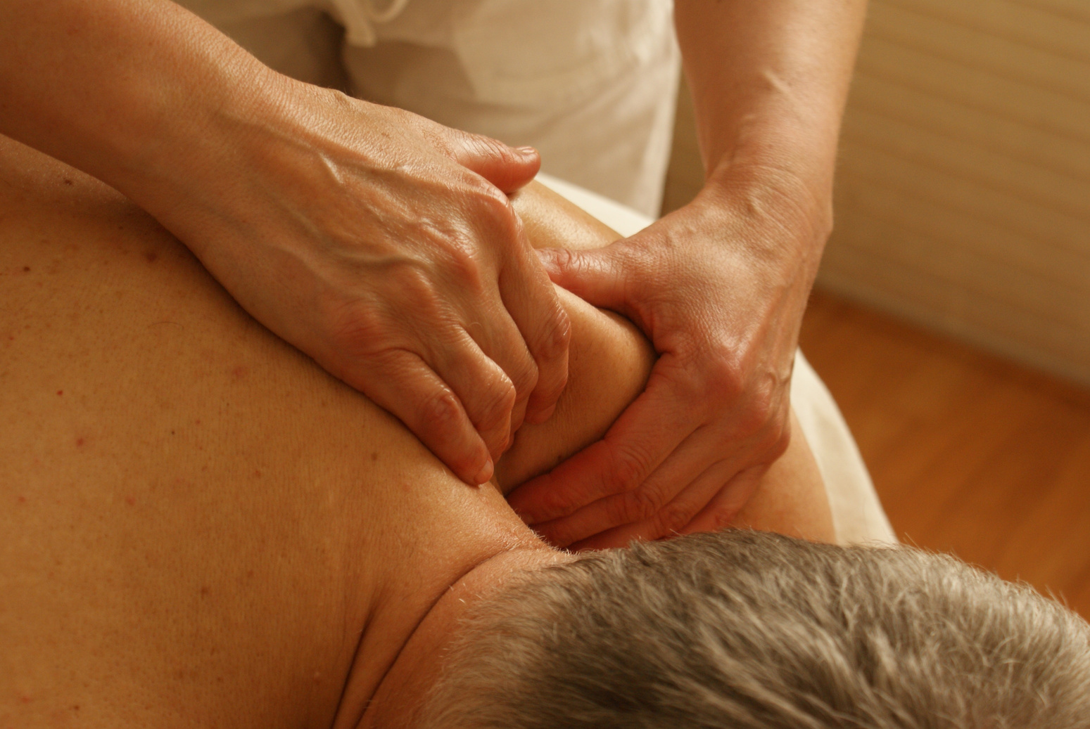 Massaging the Shoulder
